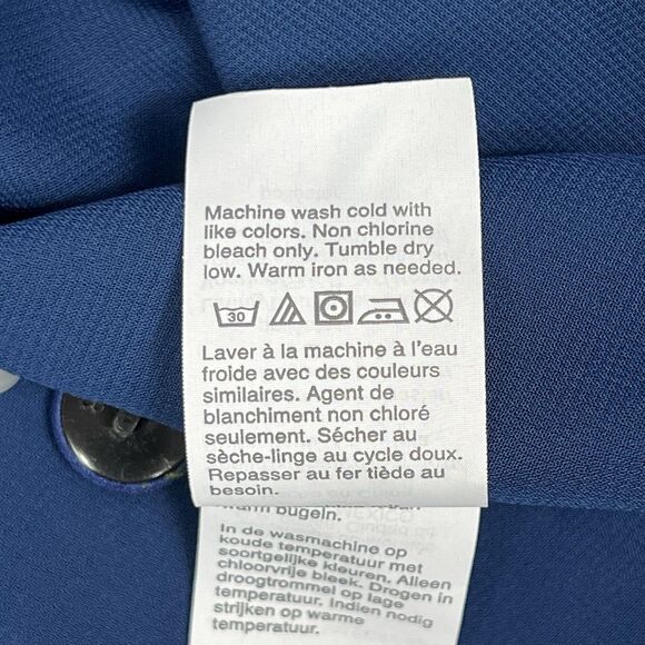 Madewell Amaranth Blue Floral Short Flutter Sleeve Wrap Dress Women’s Plus 22 - Picture 9 of 9